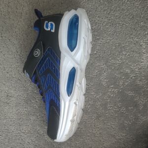 Kids Blue and Black Athletic Shoes